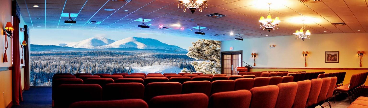 Edge blending or a video wall