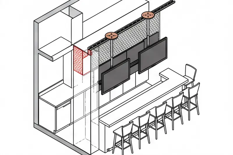 AV System Design — Hospitality installation by Crunchy Tech