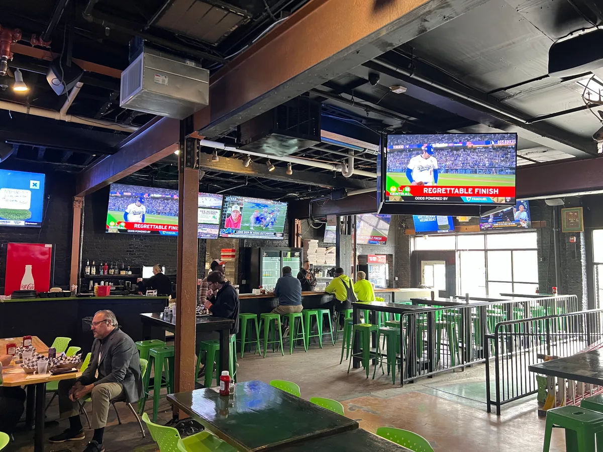 The AV stack a Denver sports bar runs on