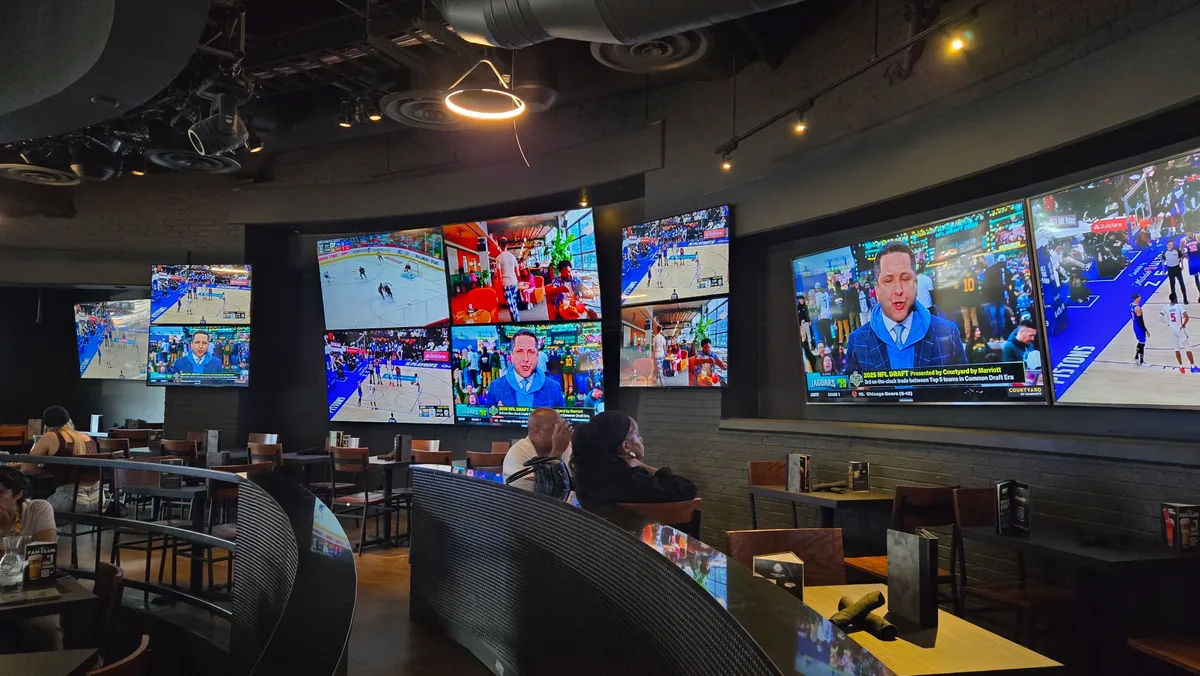 The AV stack a Green Bay sports bar runs on