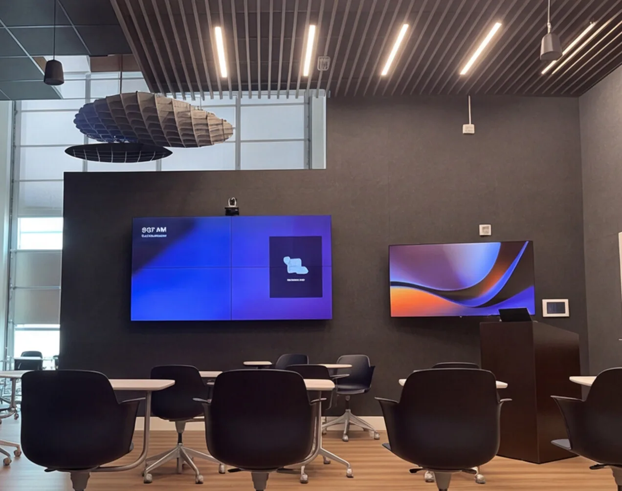 dynamic training rooms AV