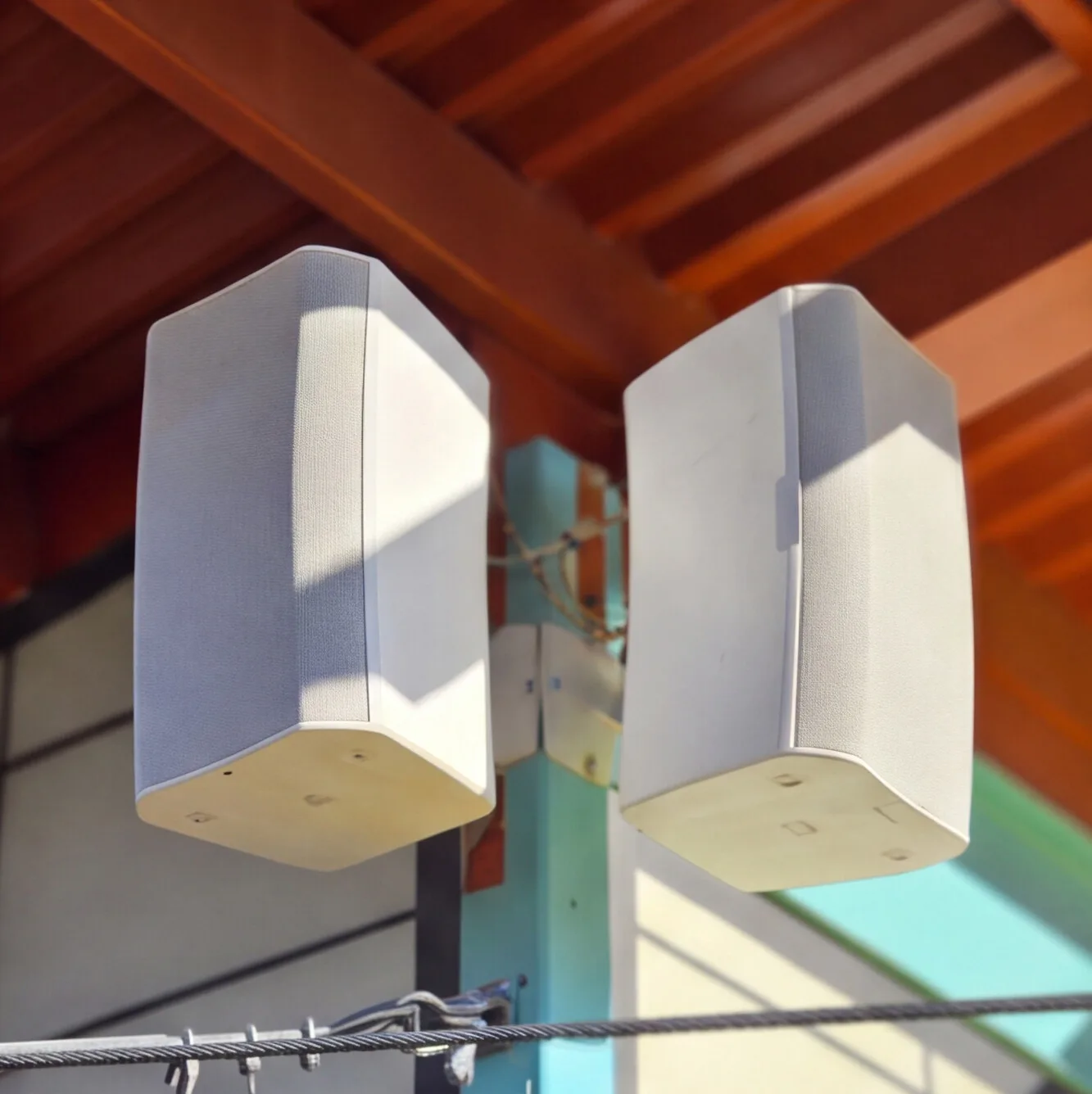 Speakers built to survive outside