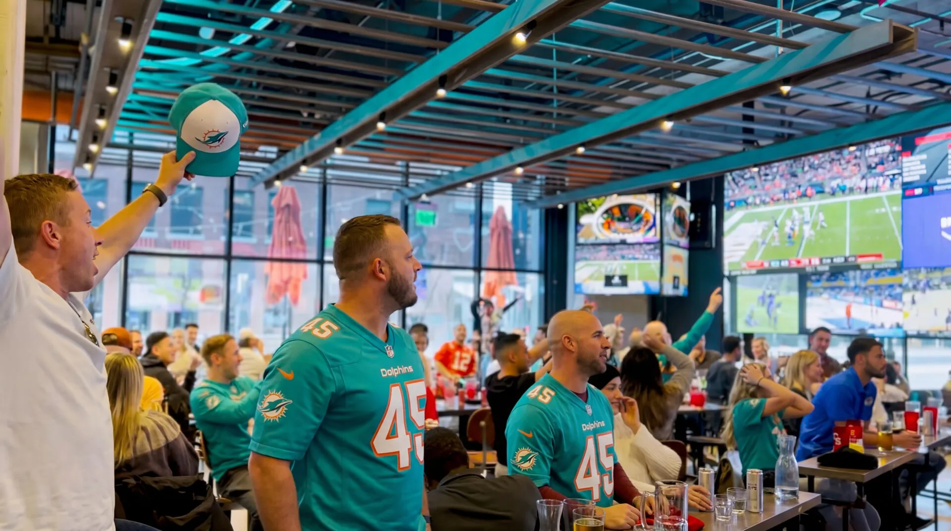 Sightlines mapped for a room past capacity