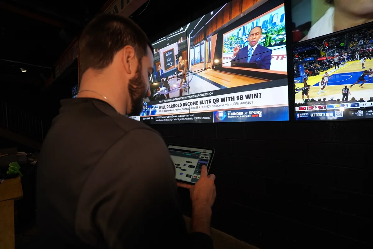 The AV stack a Pittsburgh sports bar runs on