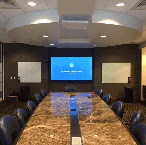 conference room av installation