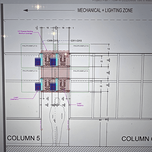 supermarket av design installation