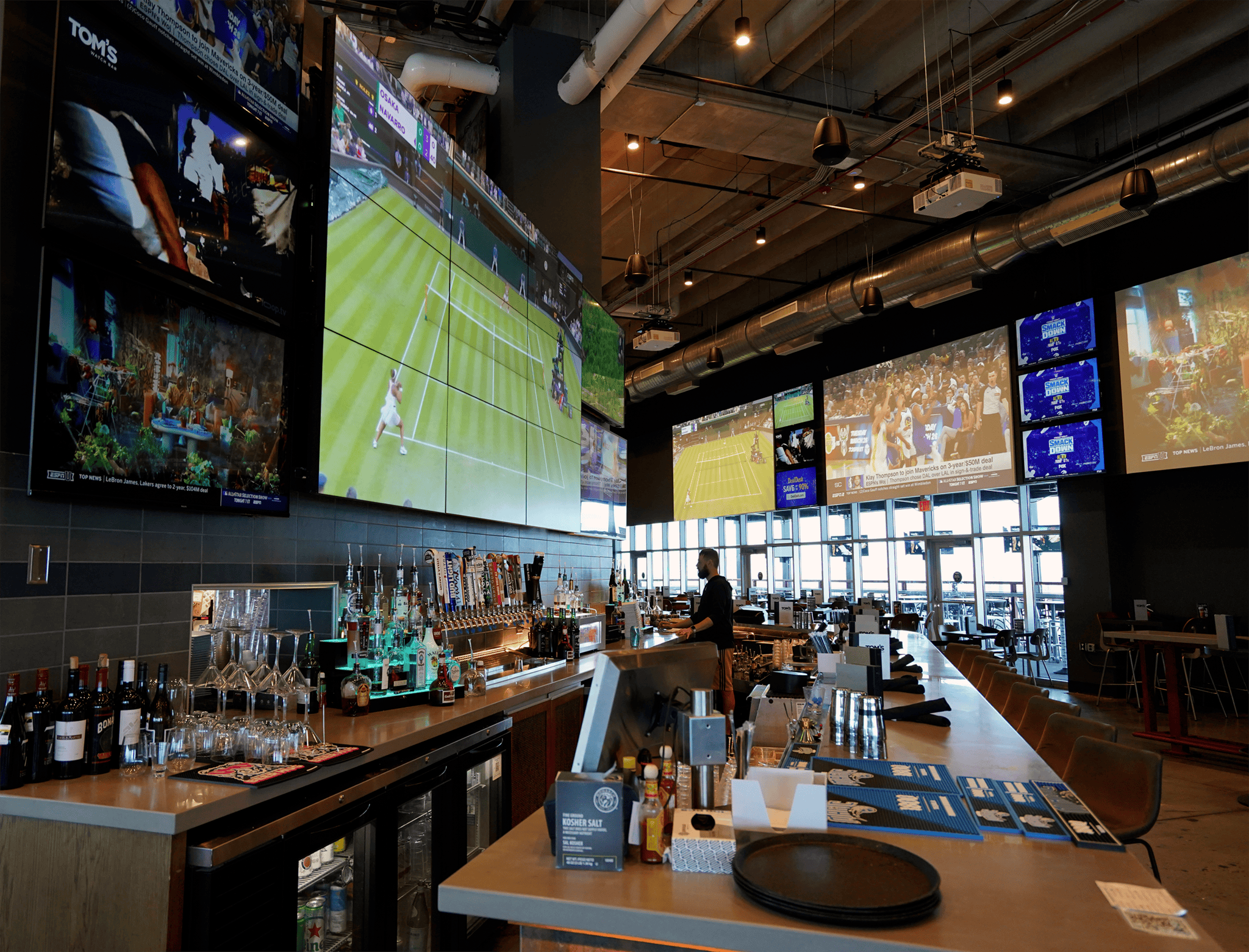 sports bar audio visuals