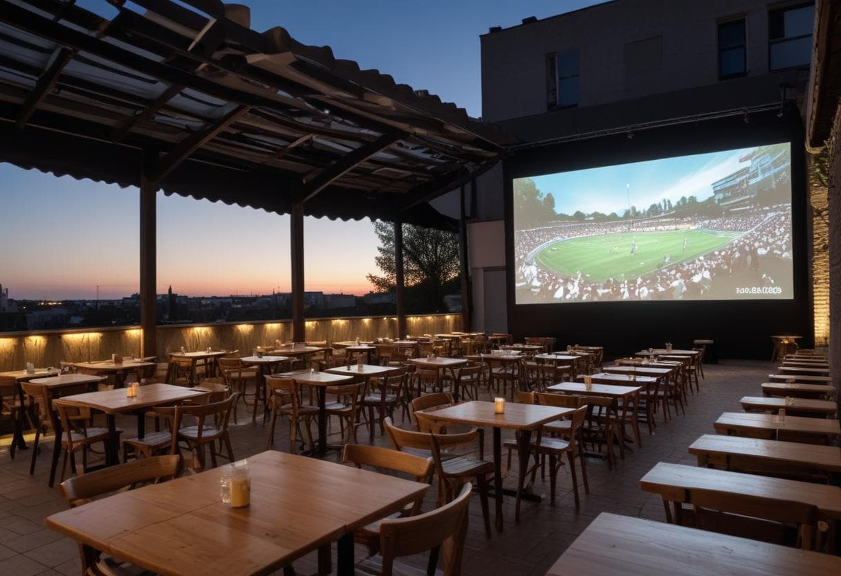 sports bar outdoor spaces av